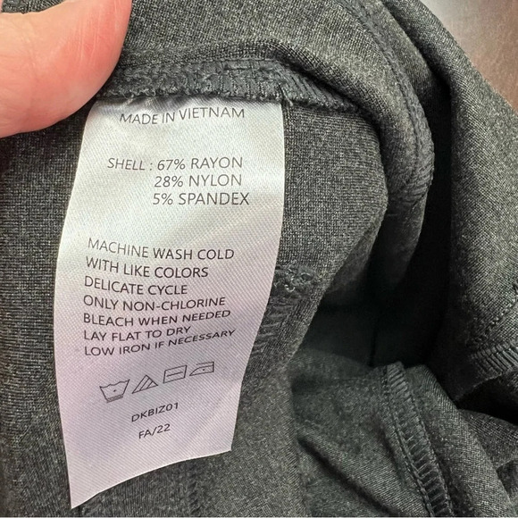 Quince Heather Gray Ultra Stretch Ponte Pull on Pants Size Small - Picture 8 of 8